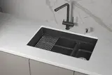 Кухонная мойка Granula KS-7304iU (730*450) Черный