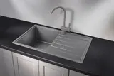 Кухонная мойка Granula Standart ST-7602 (760*500) Графит