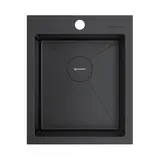Кухонная мойка Omoikiri Akisame 41-GB (4997011) графит