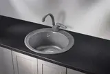 Кухонная мойка Granula Standart ST-4802 (D480) Графит