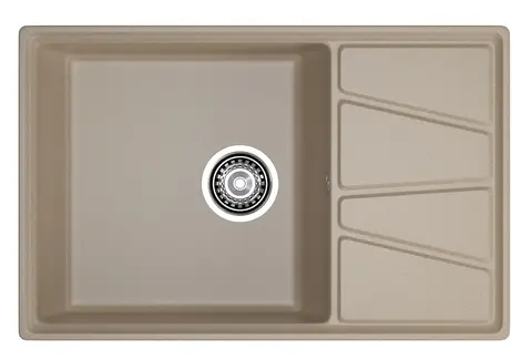 Кухонная мойка Granfest Vertex 780L (780*500) Песочный