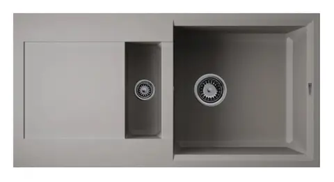 Кухонная мойка Omoikiri Sakaime 86-2-GR (4993560) Leningrad Grey