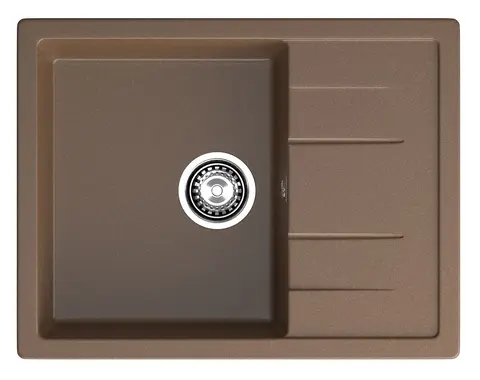 Кухонная мойка Granfest Quadro 650L (650*500) Терракот
