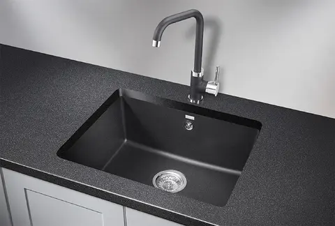 Кухонная мойка Granula GR-5551 (555*460) Черный