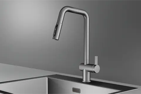 Смеситель Granula KS-7273 Сталь Матовая