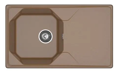 Кухонная мойка Granfest Unique 840L (840*500) Терракот
