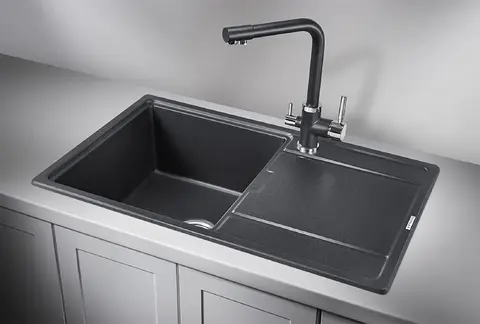Кухонная мойка Granula GR-7804 (780*500) Черный