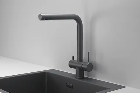 Смеситель Granula KS-7011 Графит Матовый