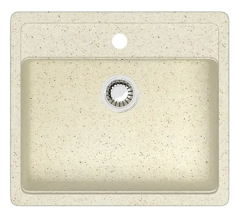 Кухонная мойка Карельский камень модель 9 (570*505) Q2 Бежевый